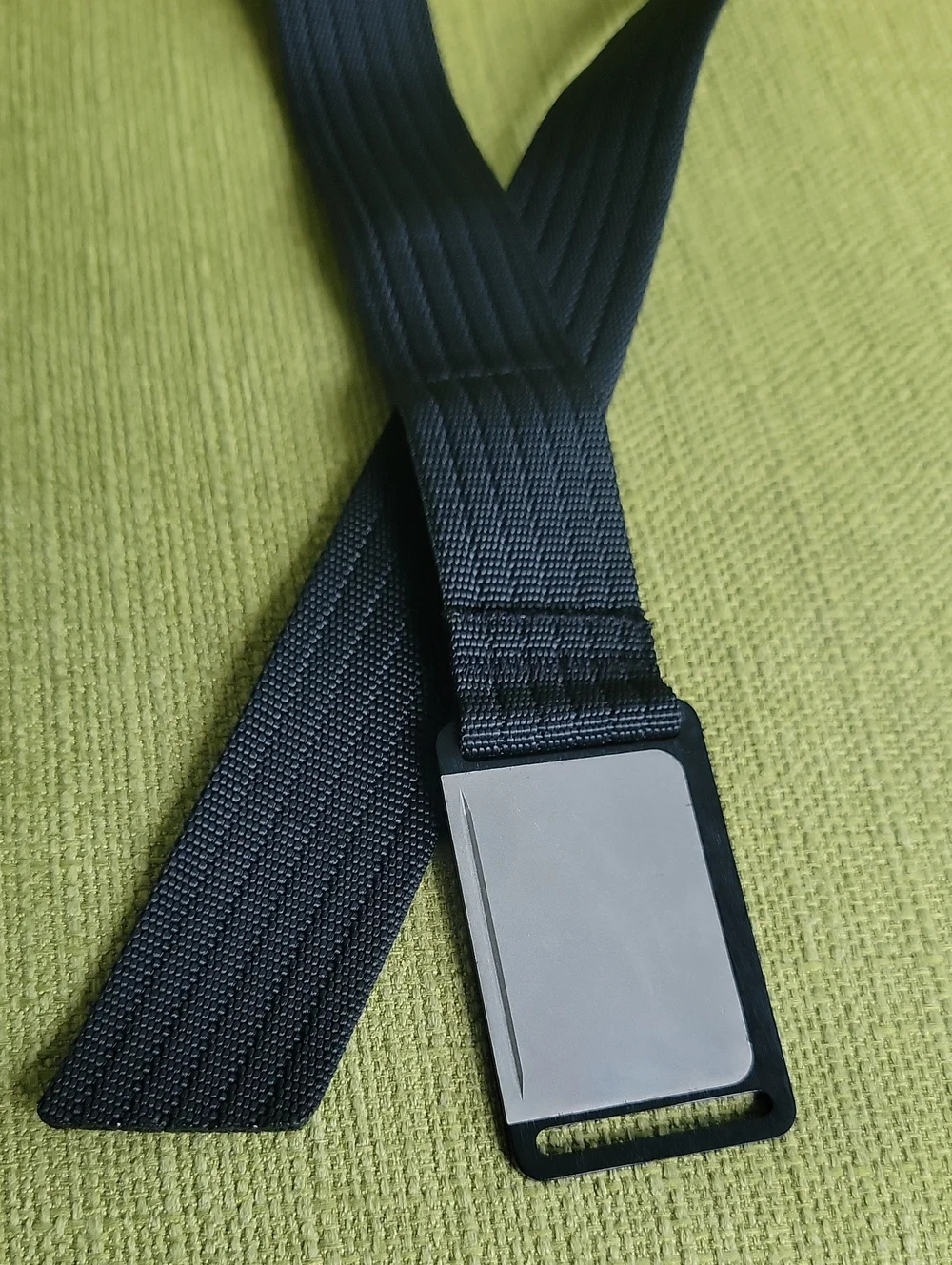 ARGALI Black Ram Emblem Webbing Belt - Men